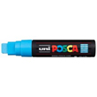 Uni Posca Permanent Paint Marker 15.0mm Extra-Broad Chisel Light Blue PC-17K